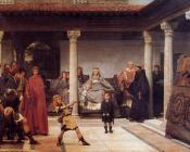 劳伦斯 阿尔玛 塔德玛 : 克洛维的儿子的幼年教育